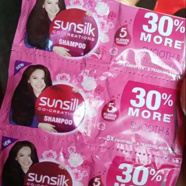 SunSilk Shampoo Sachet Size